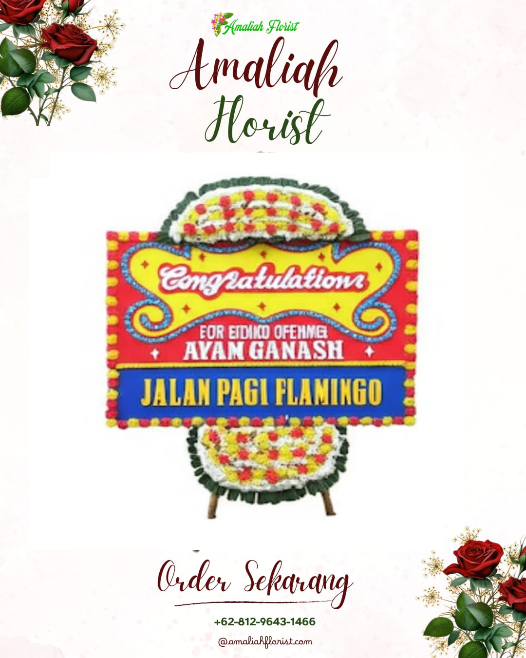 Sewa Papan Bunga Kutasari